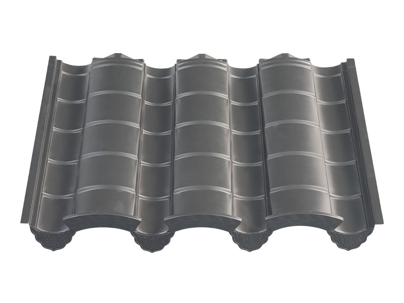 Aluminium magnesium mangan hui stil antik indigo metall takplatta