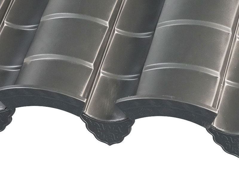 Aluminium magnesium mangan hui stil antik indigo metall takplatta