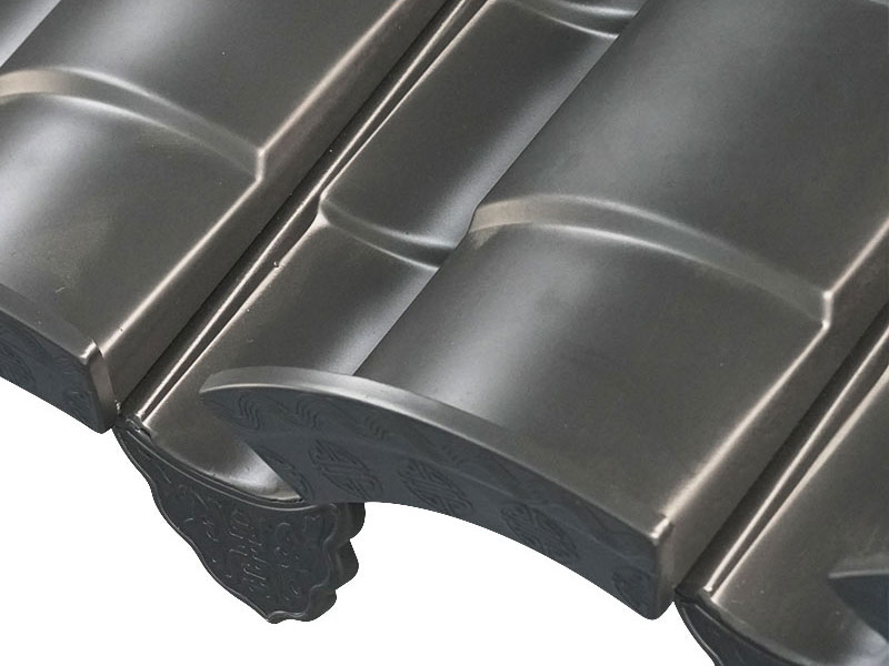 Aluminium magnesium mangan hui stil antik indigo metall takplatta