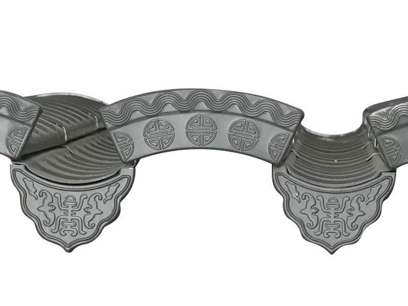 Aluminium magnesium mangan hui stil antik indigo metall takplatta