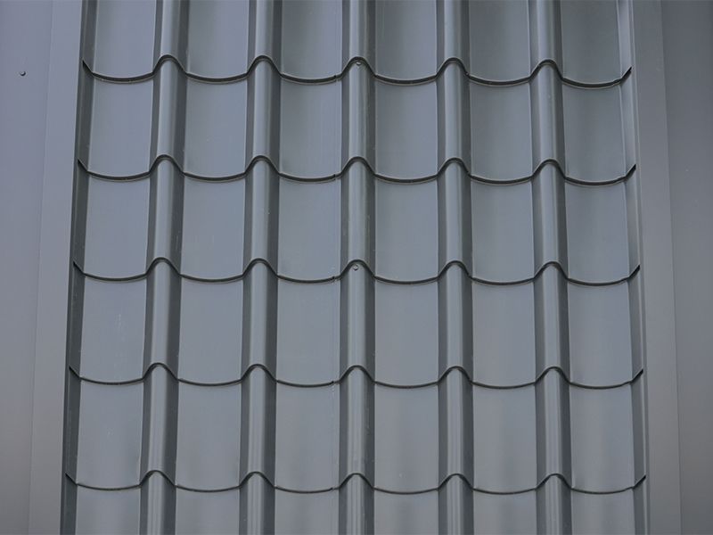 Aluminium magnesium mangan i ett stycke bambu joint metalltakplattor